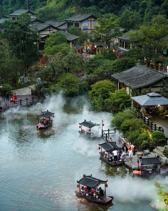鉛山夜雨江南美如畫