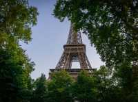 The Eiffel Tower in Paris! 🇫🇷✨