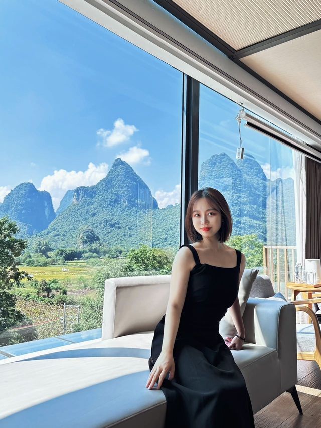 Chill～我在房間欣賞陽朔山色！！