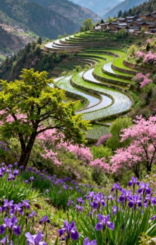 Dạo bước qua những thửa ruộng bậc thang tuyệt đẹp của Sông Kim Sa