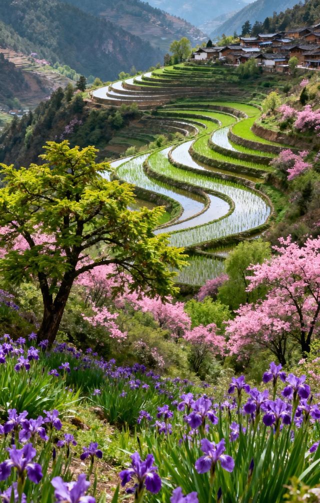 絕美金沙江梯田漫步 絕美金沙江梯田漫步