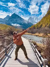 稻城亞丁｜人生照片+1！在英邁勇雪山腳下。