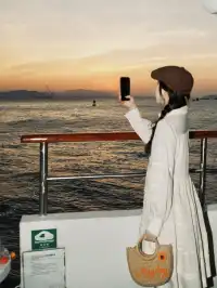 在廈門一定要把一場日落留給大海呀～