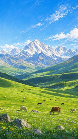 In the remote mountains of Linxia lies a grassland with no crowds