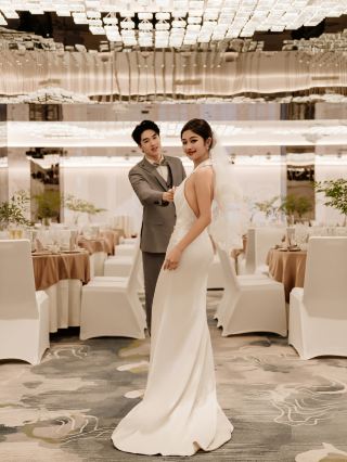 Light and Shadow Wedding Narrative | At Guangzhou Yunfeng, let the river of love flow into the depths of light and shadow