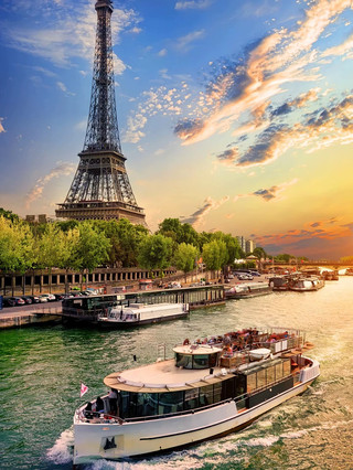 Paris at Dusk ,When the City Glows