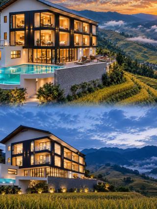 Don't just book anywhere in Longji! The terrace view at this place is truly breathtaking