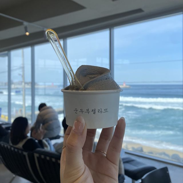강릉 대표 디저트, “순두부 젤라또” 카페 3호점 🍨