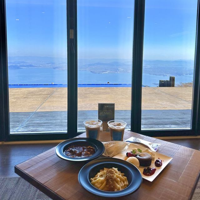 大阪必去琵琶湖🩵望住靚景飲咖啡