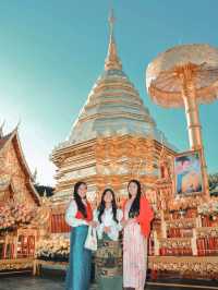 🙏 ไหว้พระเสริมสิริมงคลกันที่วัดพระธาตุดอยสุเทพ 🌄🍀