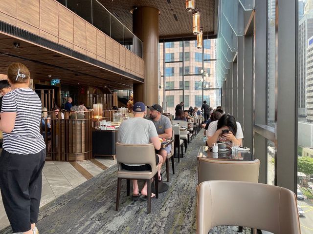 Glass house hotel dining