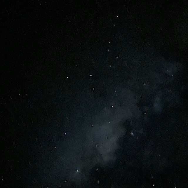 Saw milky way from the private pool in the room!