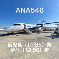 ANA546プロペラ機DHC8-Q400搭乗記