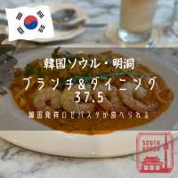 【韓国ソウル・明洞】韓国発祥ロゼパスタが食べられる「ブランチ&ダイニング37.5」