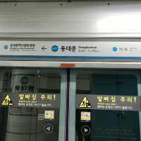 Exploring downtown Seoul