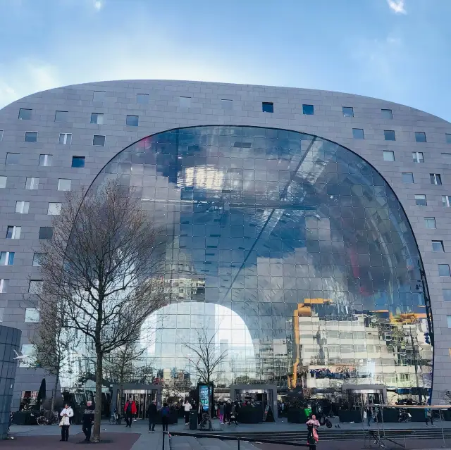 荷蘭🇳🇱鹿特丹 Rotterdam·知名特色設計建築🎨🌈 Markthal