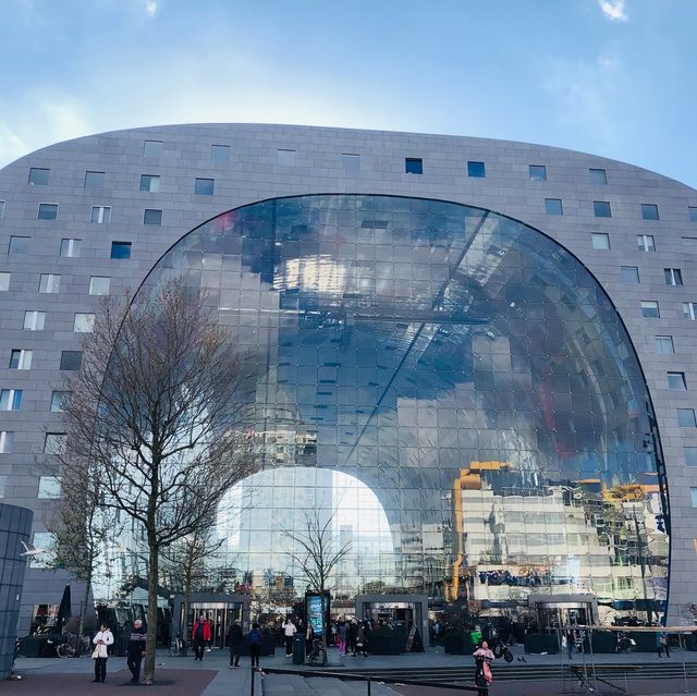 荷蘭🇳🇱鹿特丹 Rotterdam·知名特色設計建築🎨🌈 Markthal
