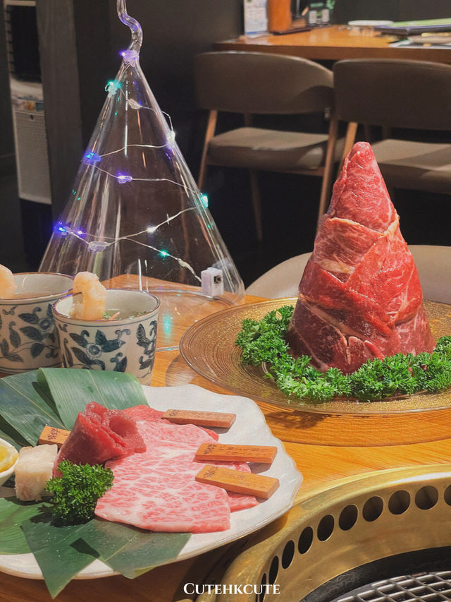 香港💯和牛聖誕大餐🎄每道菜像拆聖誕禮物🎁