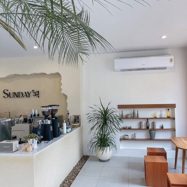 คาเฟ่น่ารักๆ ย่านปทุมธานี  Sunday in 345  