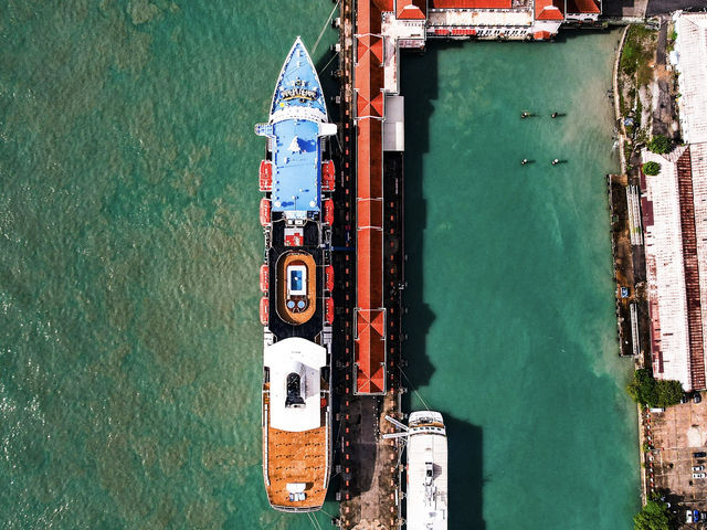 Aerial View of Port Swettenham @Penang