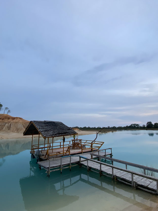 🇮🇩 Blue Lake in Bintan: Sun, Scenery, and Serenity☀️