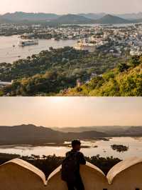 Mansapurna Karni Mata Ropeway ชมวิว udaipur มุมสูง