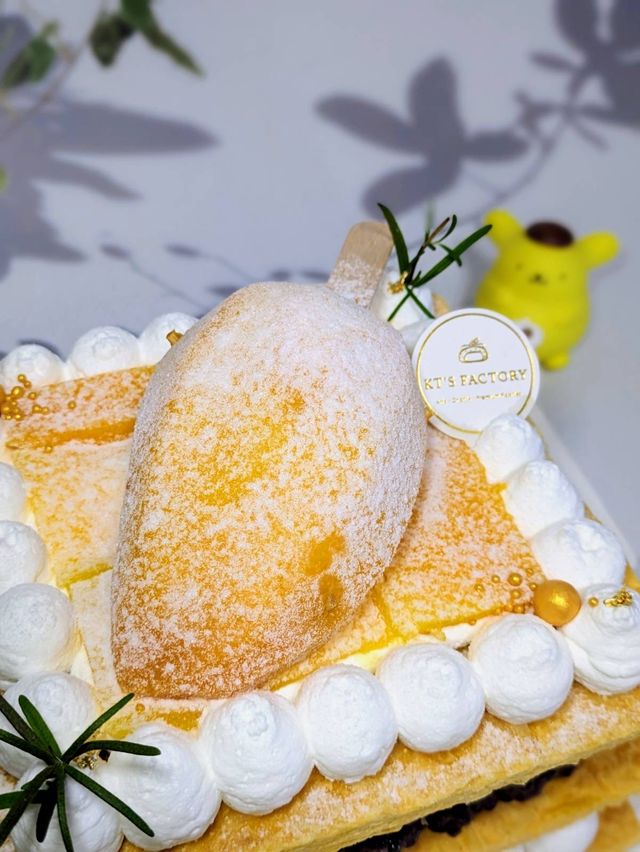 泰鬆脆限定🌞原顆芒果係蛋糕上！🍰 Kts Factory