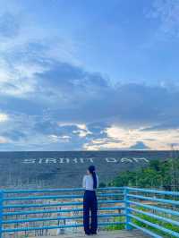 ปั่นจักรยานที่เขื่อนสิริกิติ์