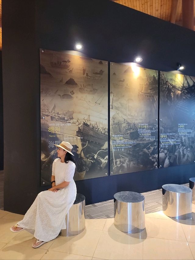 오션뷰 바라보는 이순신영상관🩵