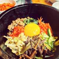 Korean food vibrant flavorful, and delicious 