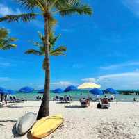 Unwinding at Smathers Beach, Key West
