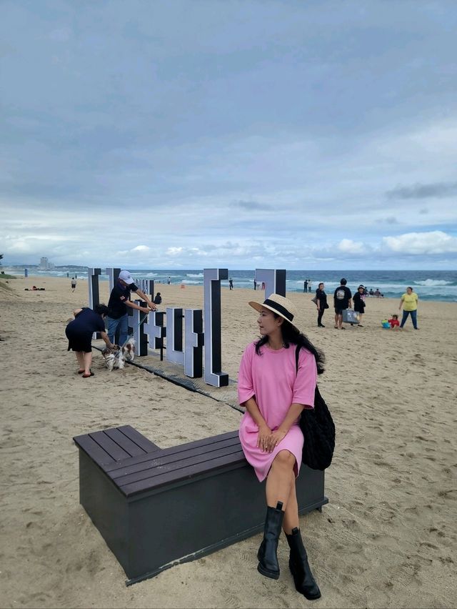 액자 포토존이 새로 생긴 경포해변💙