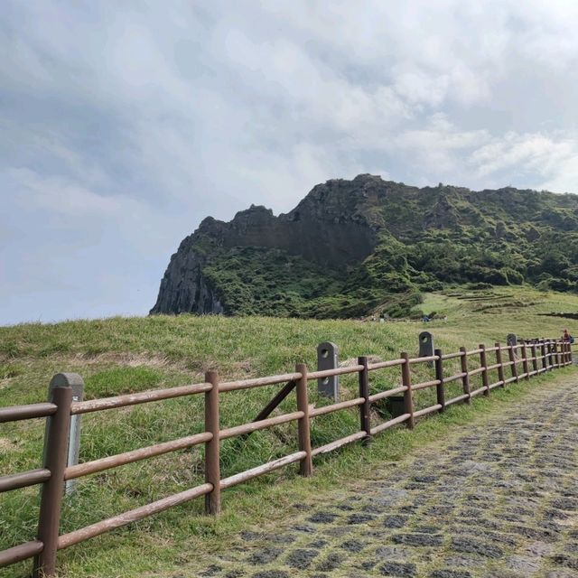 🇰🇷 Volcanic Vistas: The Journey Up to Seongsan Ilchulbong