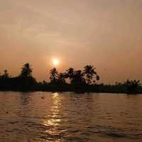 Sunset of Allepey