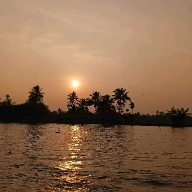 Sunset of Allepey