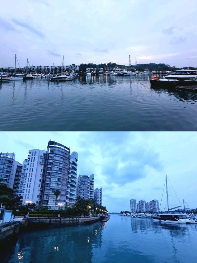 🇸🇬 Twilight View of Sentosa Cove