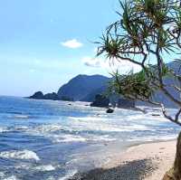 Title:papuma beach. Location:jember indonesia