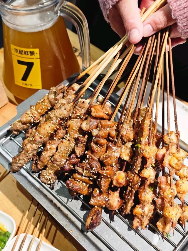 🍢木屋燒烤超人氣$9.9純肉串 