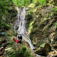 Easy hike to a waterfall in Semenyih