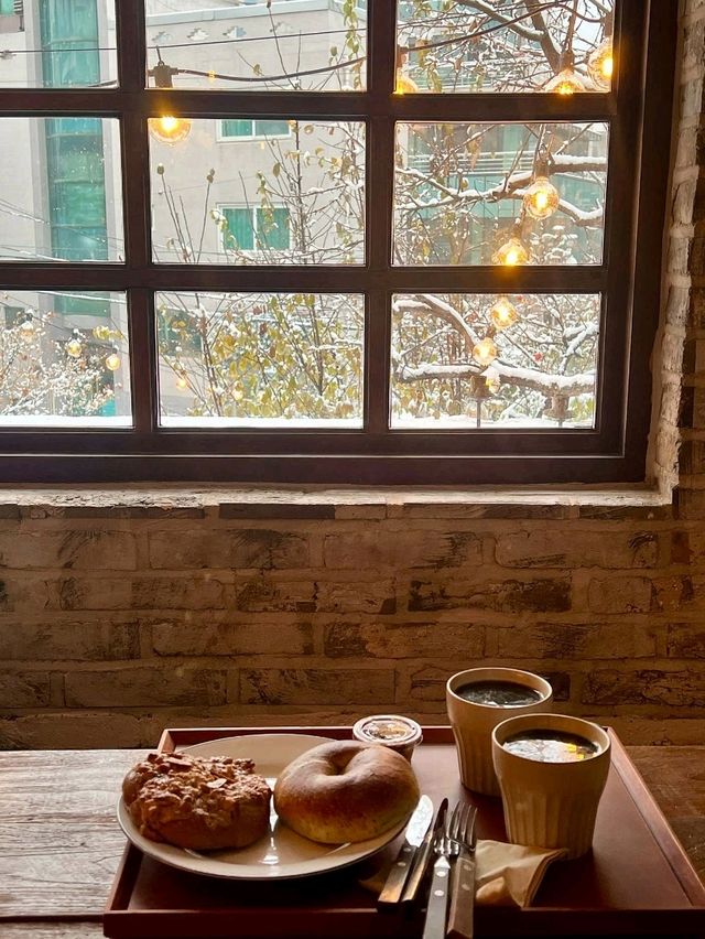 💜홍대 맛집 수상한 베이글