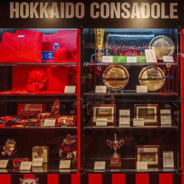 展示北海道足球隊歷史