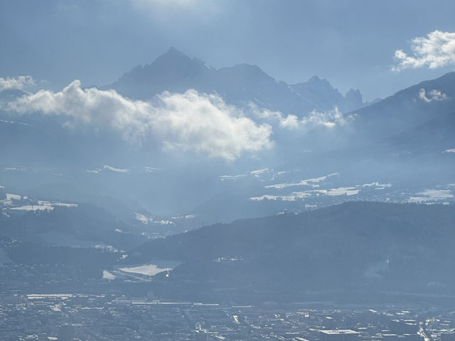 Skiing on Top of the World at Nordkette