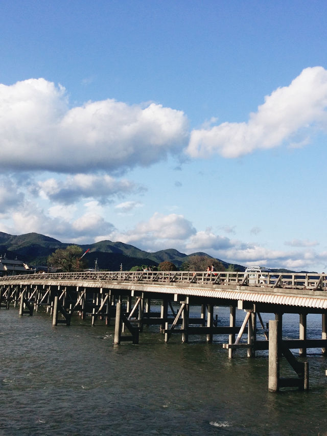 京都嵐山渡月橋—和服👘初體驗