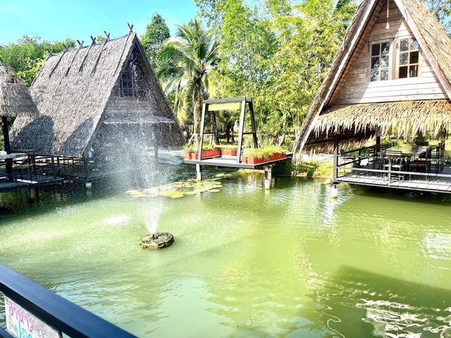 บ้านสวนดอกจัน นครศรีฯ อาหารใต้รสจัดกลางสวน