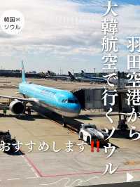 【韓国🇰🇷ソウル】羽田空港から大韓航空で行くソウル✈️
