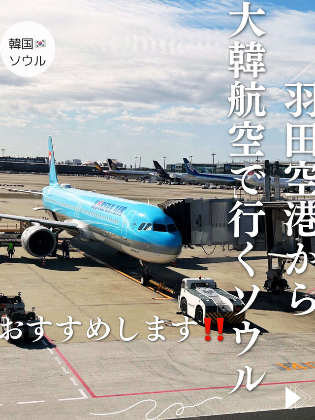【韓国🇰🇷ソウル】羽田空港から大韓航空で行くソウル✈️