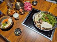 샤브칼국수와 수육을 함께 맛볼 수 있는 충주 연수옥