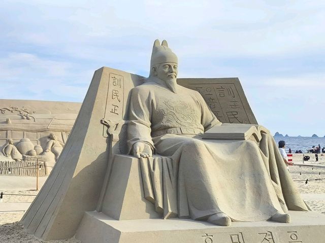 韓國 釜山 海雲台 沙雕展 壯觀精彩