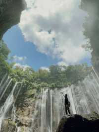 💦Tumpak Sewu 瀑布：森林中的千絲水簾洞