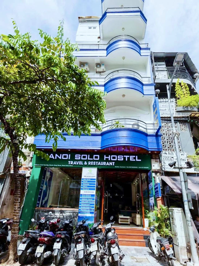 Group stayed at Hanoi Solo Hostel
